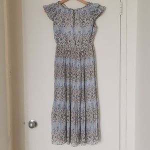 Maison Jules Floral Midi Skirt Size XS